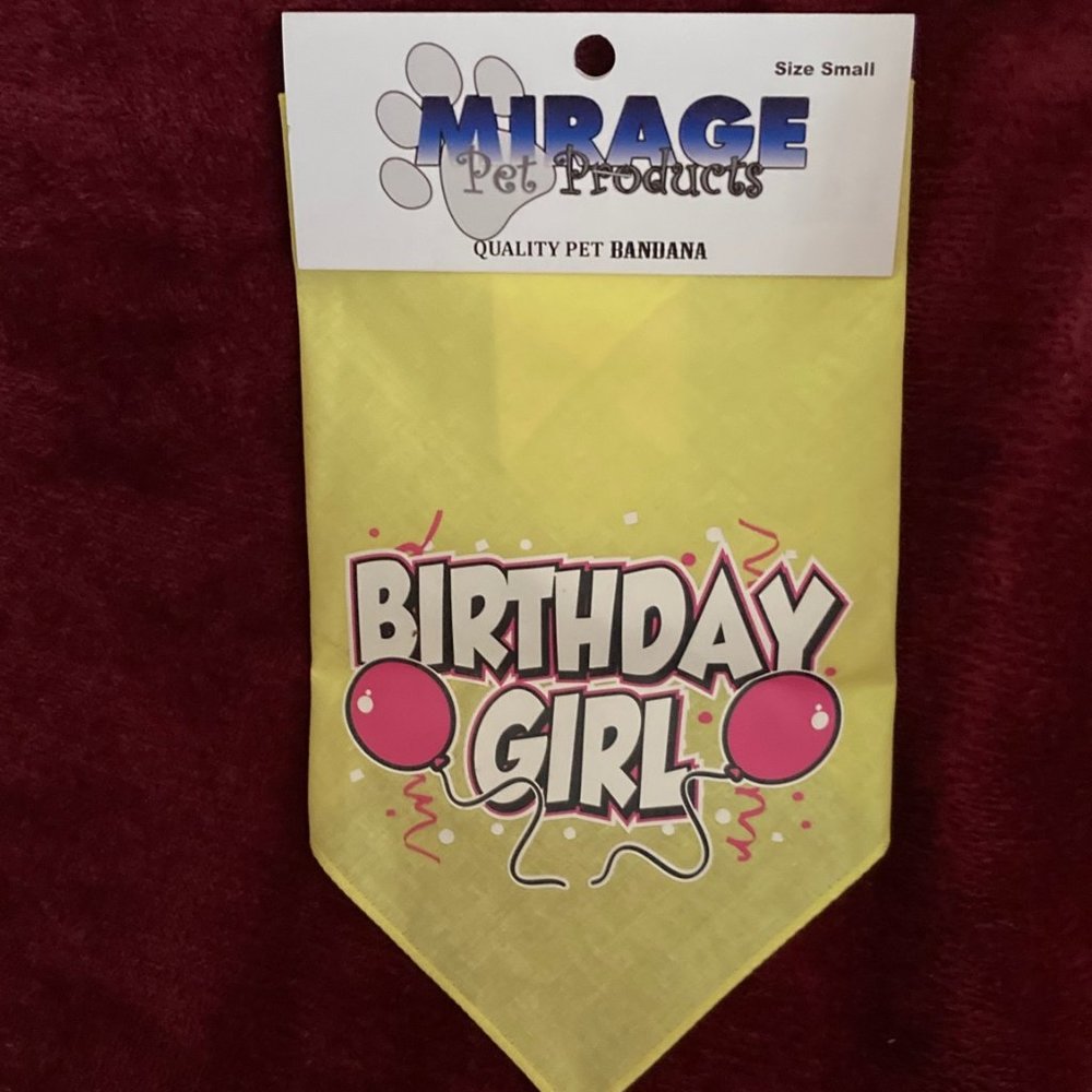 Mirage Pet Products Birthday Bandana for Dogs